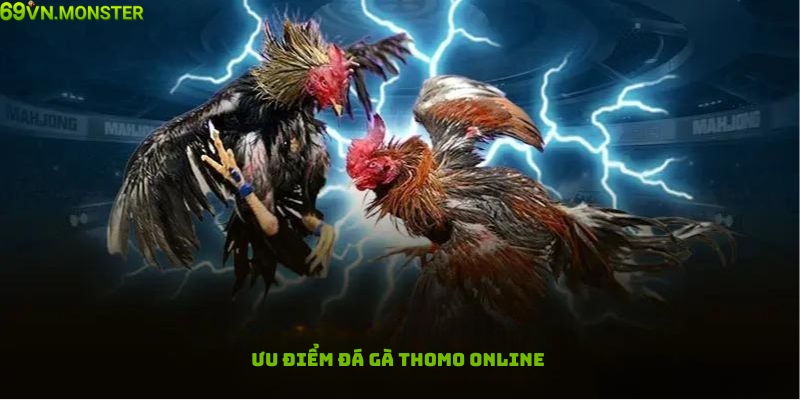 Ưu điểm tạo nên sức hút của đá gà Thomo online